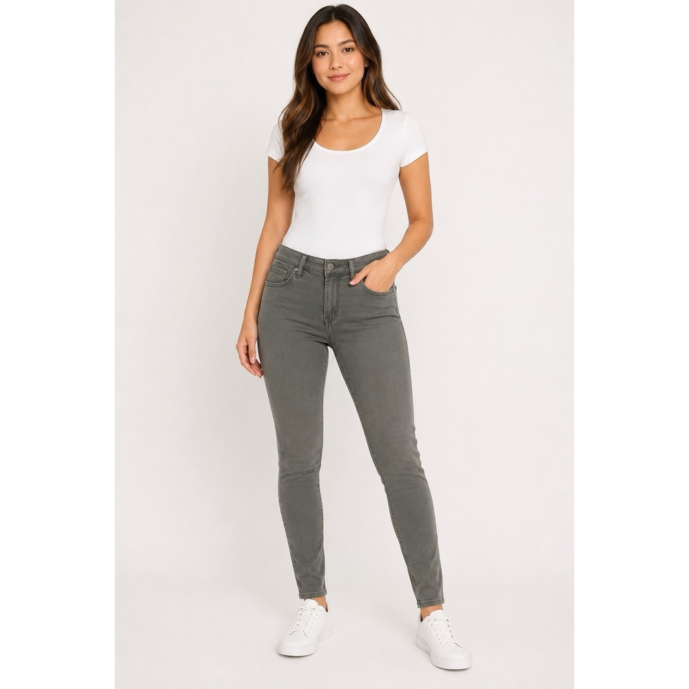 NWT‎ American Eagle Skinny Flex Jeans Women's 28 Gray Stretch 5 Pocket Pants